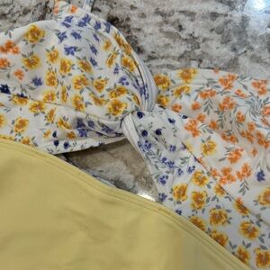 Abercrombie Kids Floral Bikini with Yellow Accents